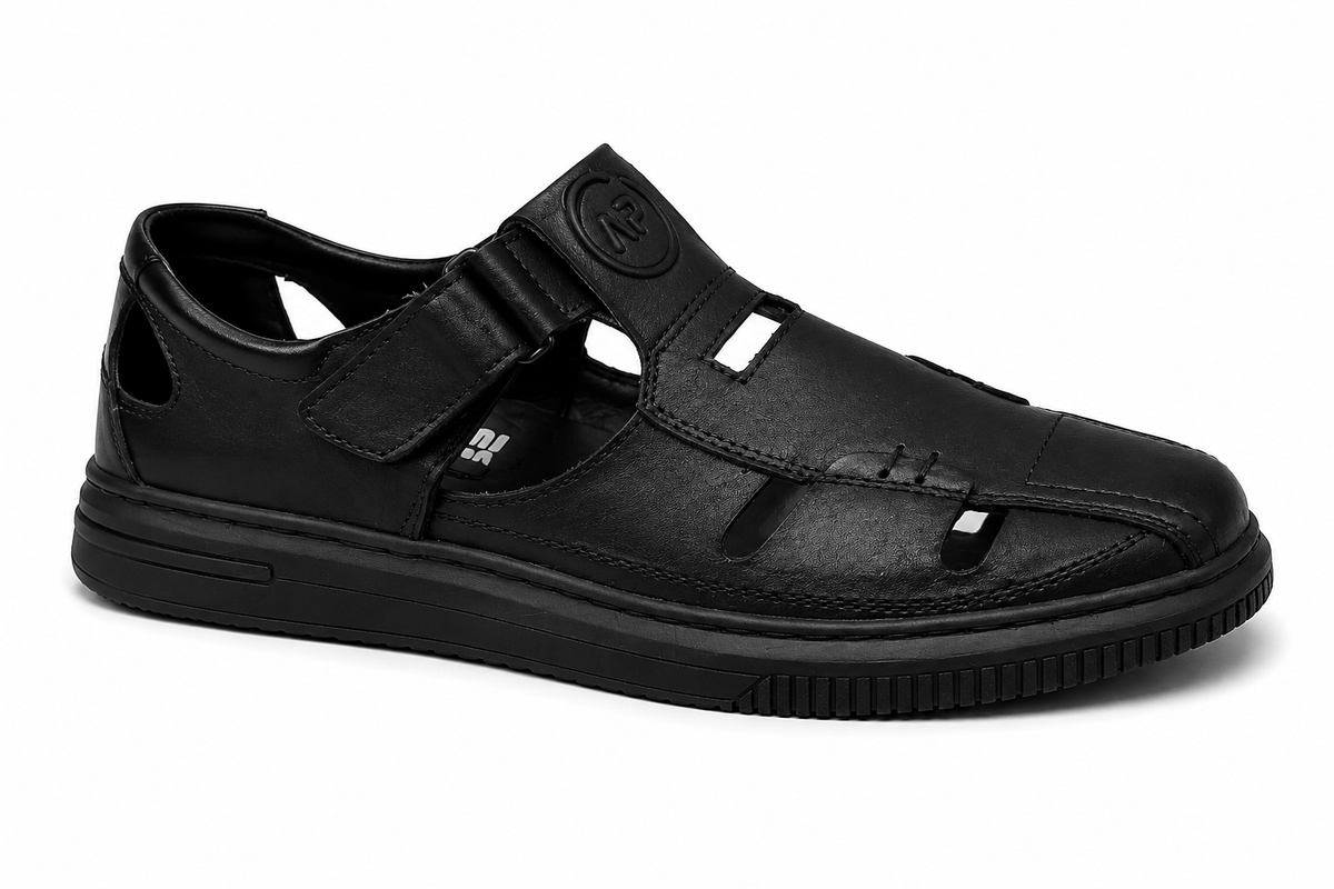 Sandales Orthopédiques Homme en Cuir Véritable – Confort et Élégance au Quotidien