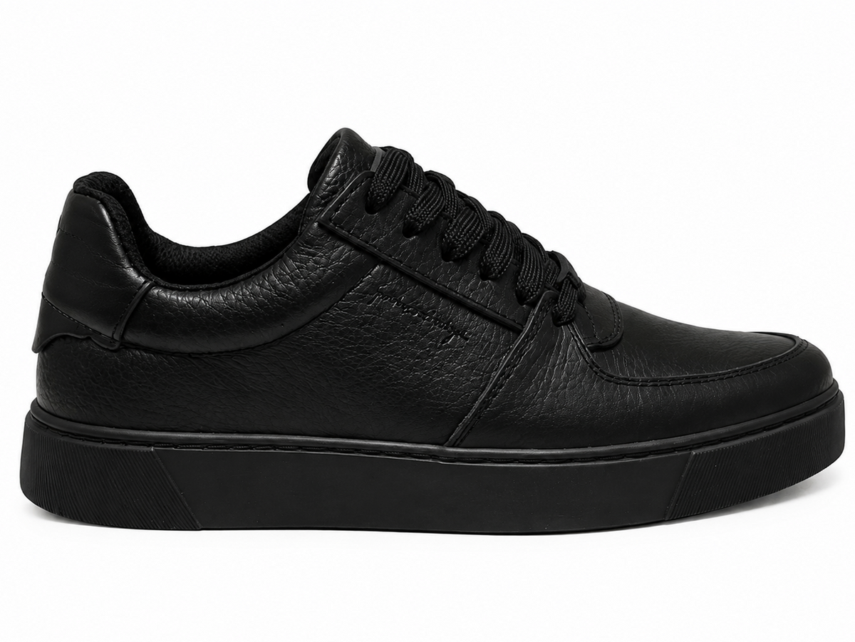 Basket Homme en Cuir Véritable – Élégance & Confort